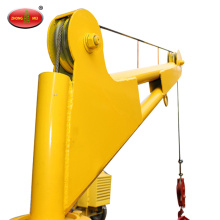 1 ton small hydraulic lifting fold arm truck crane